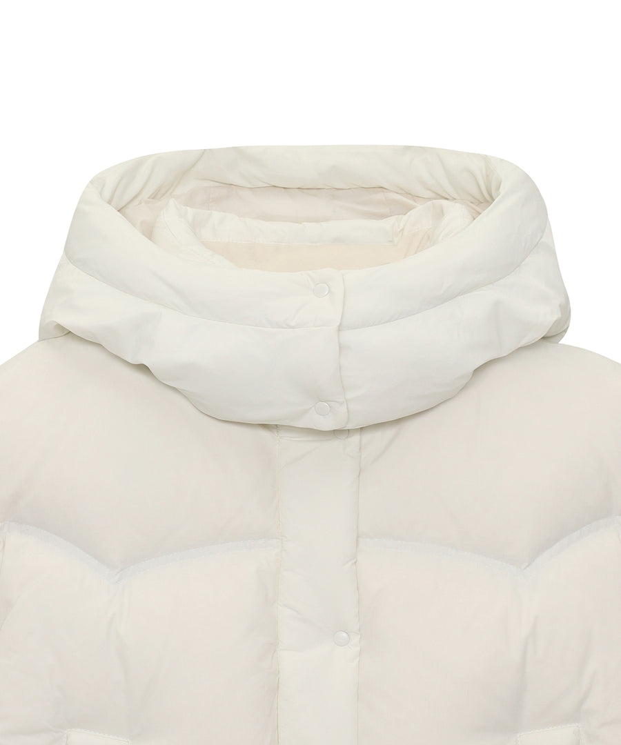 W Hood Down Puffer