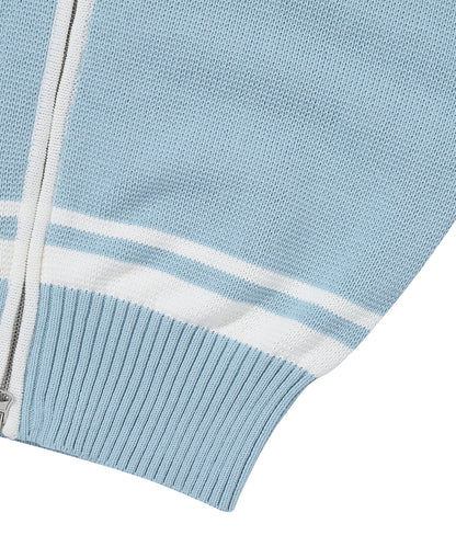 W Sailor Sweater Cardigan - L/Blue