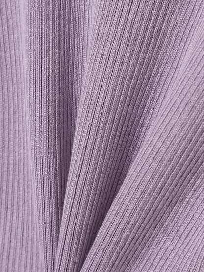 W Vintage Rib Knit Zip Up