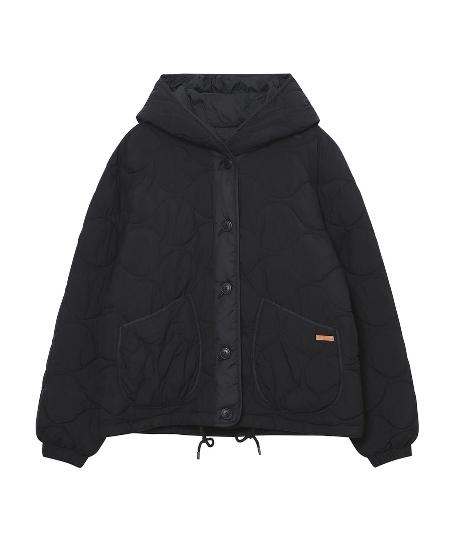 W Hood Quilted Jacket