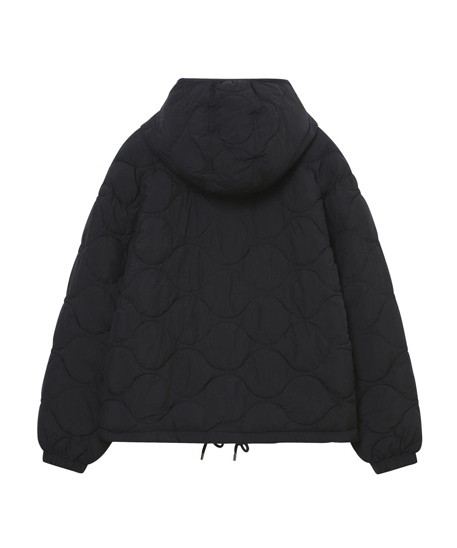 W Hood Quilted Jacket