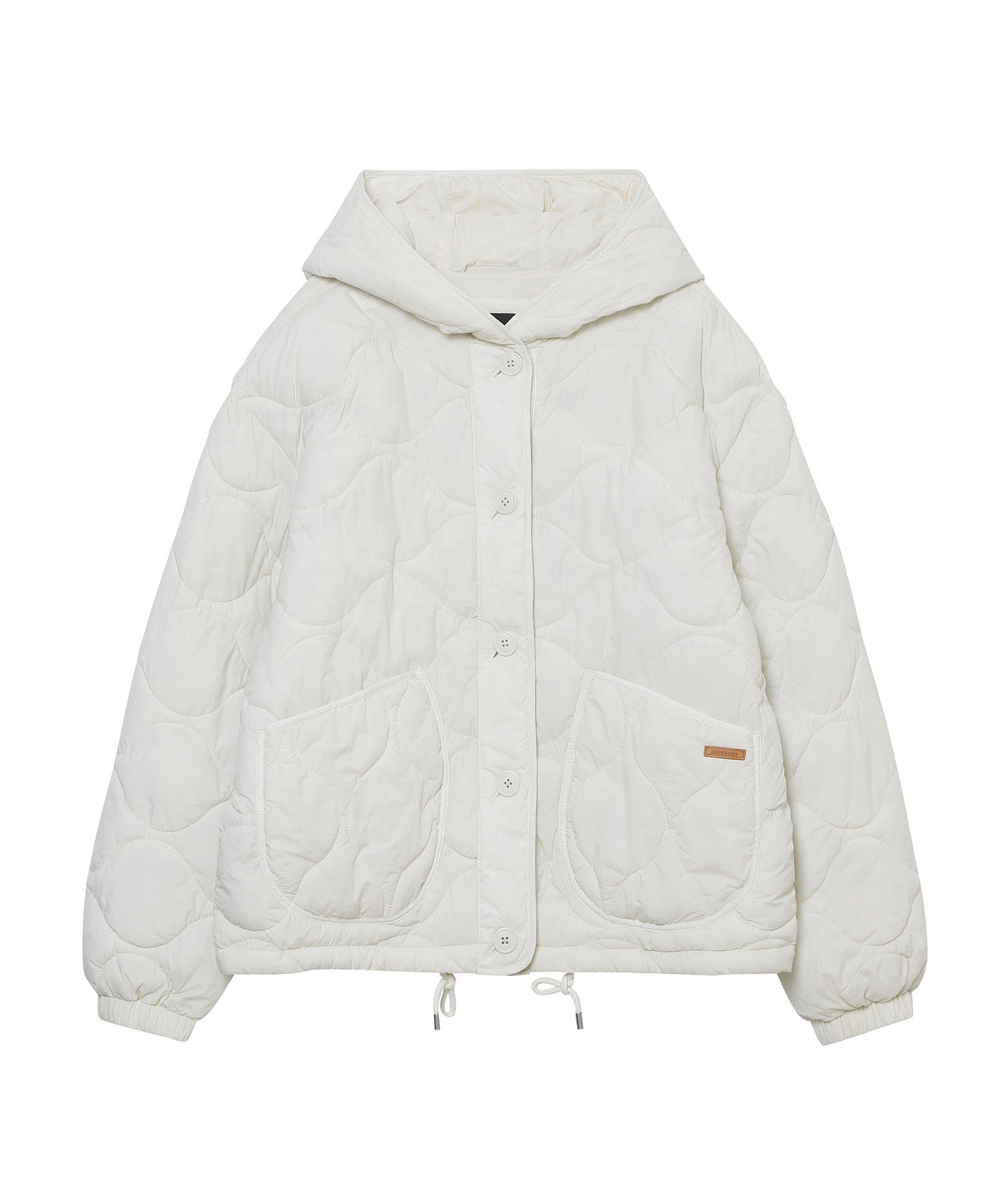 W Hood Quilted Jacket