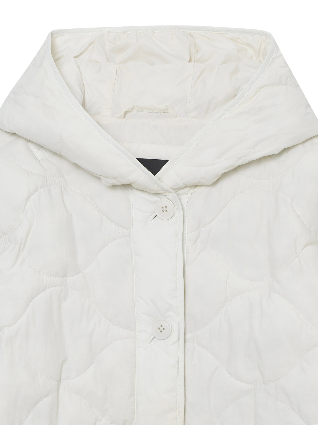 W Hood Quilted Jacket