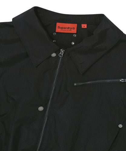 W Glossy Nylon Crop Jacket