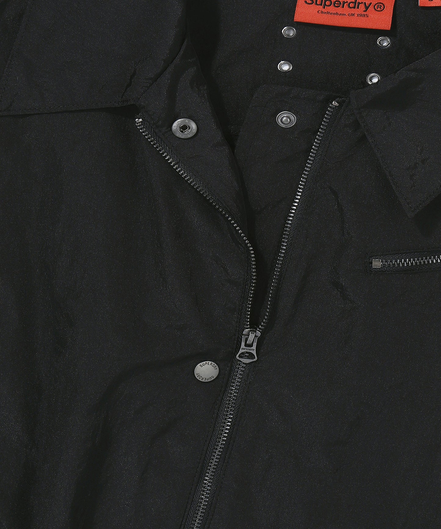 W Glossy Nylon Crop Jacket