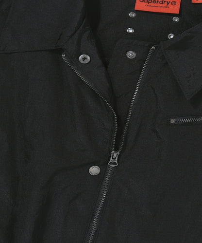 W Glossy Nylon Crop Jacket