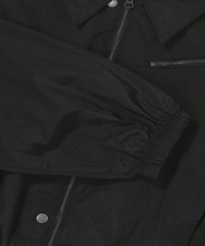 W Glossy Nylon Crop Jacket