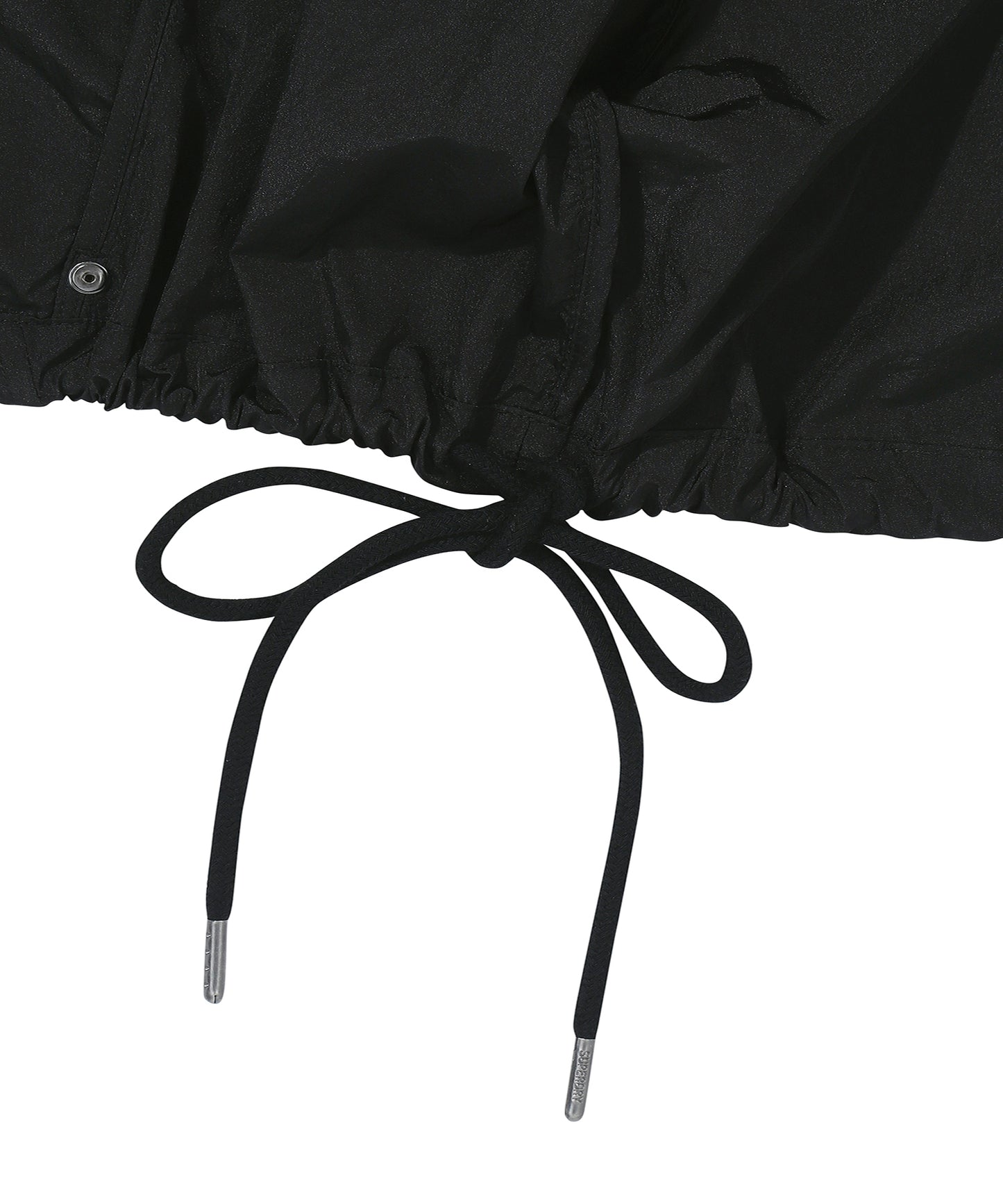 W Glossy Nylon Crop Jacket