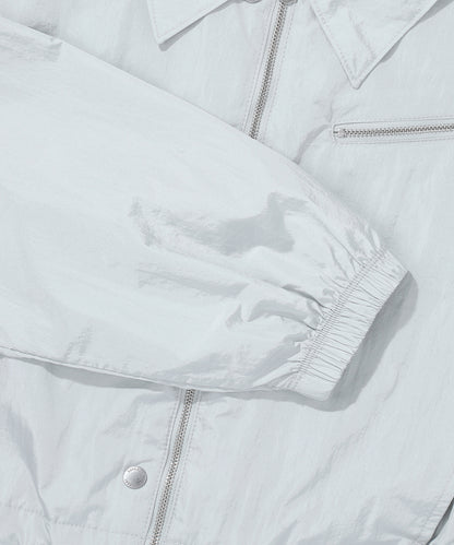 W Glossy Nylon Crop Jacket
