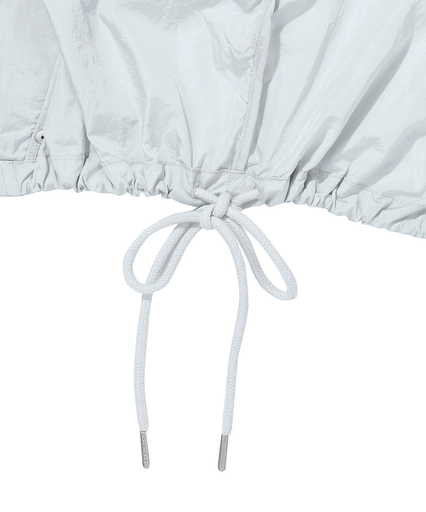 W Glossy Nylon Crop Jacket