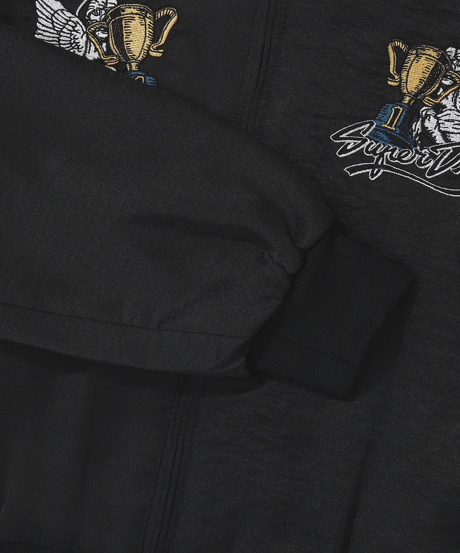 W Skating Club Crop Sukajan Jacket - Black