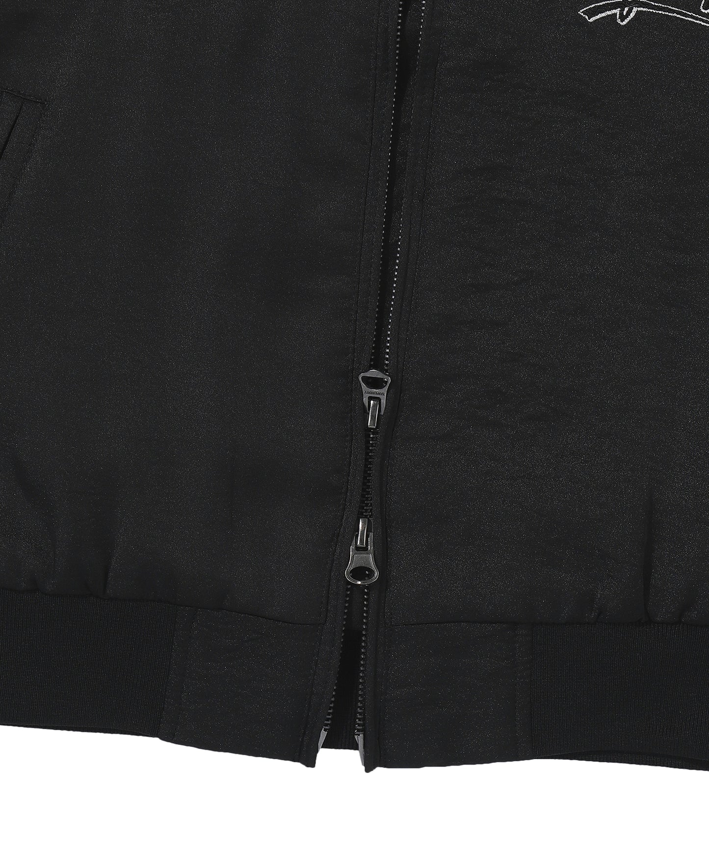W Skating Club Crop Sukajan Jacket - Black