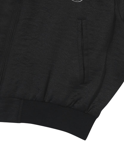 W Skating Club Crop Sukajan Jacket - Black