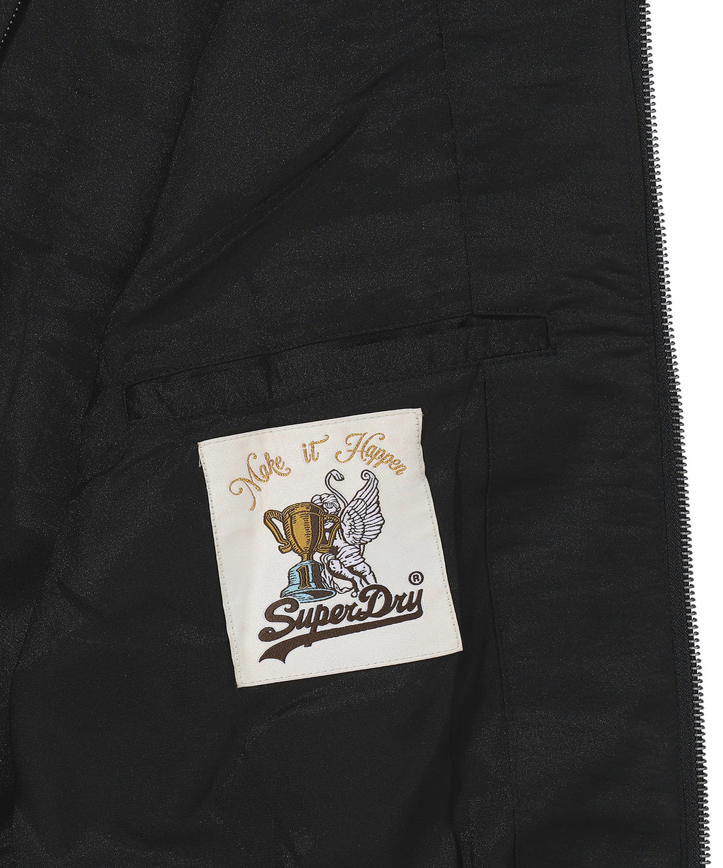 W Skating Club Crop Sukajan Jacket - Black