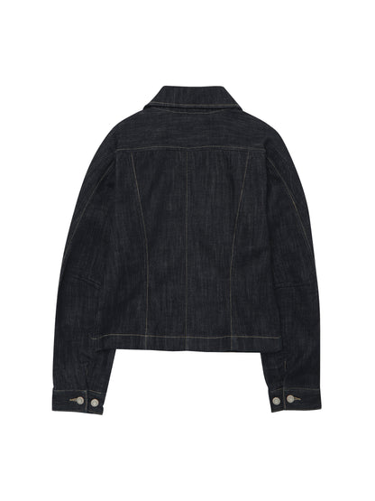 Denim Zip Up Jacket