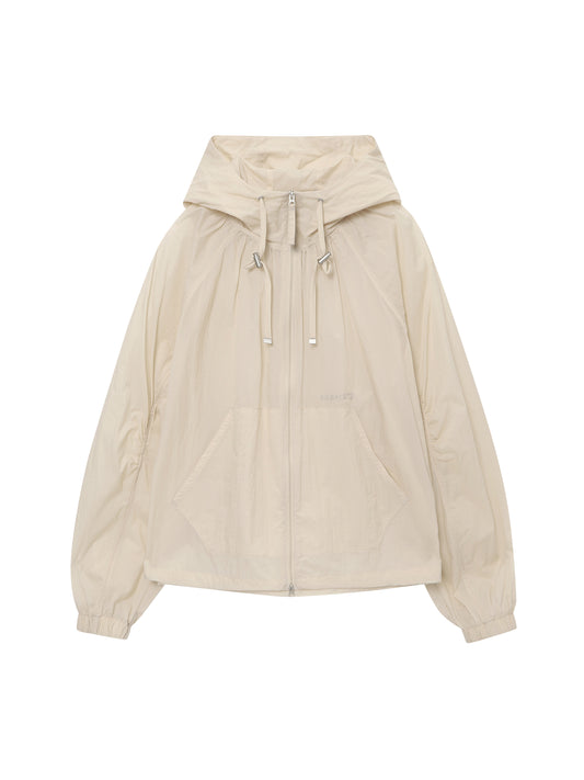 Shirring Wind Jacket