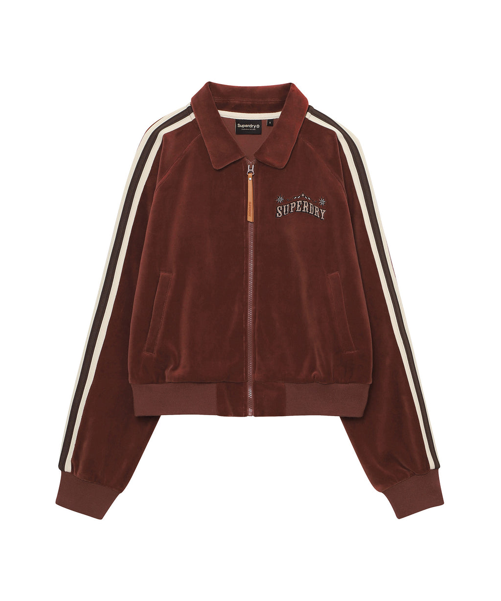 W Velour Track Jacket