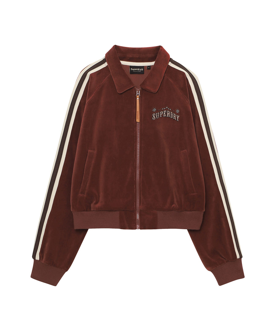 W Velour Track Jacket