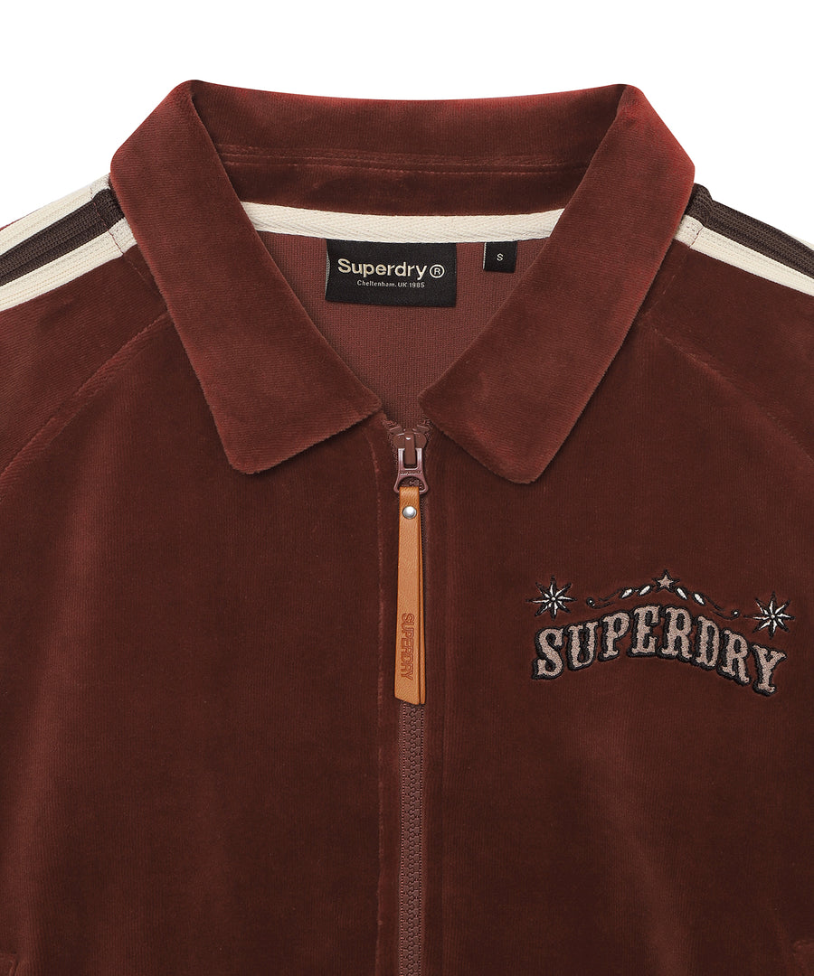 W Velour Track Jacket
