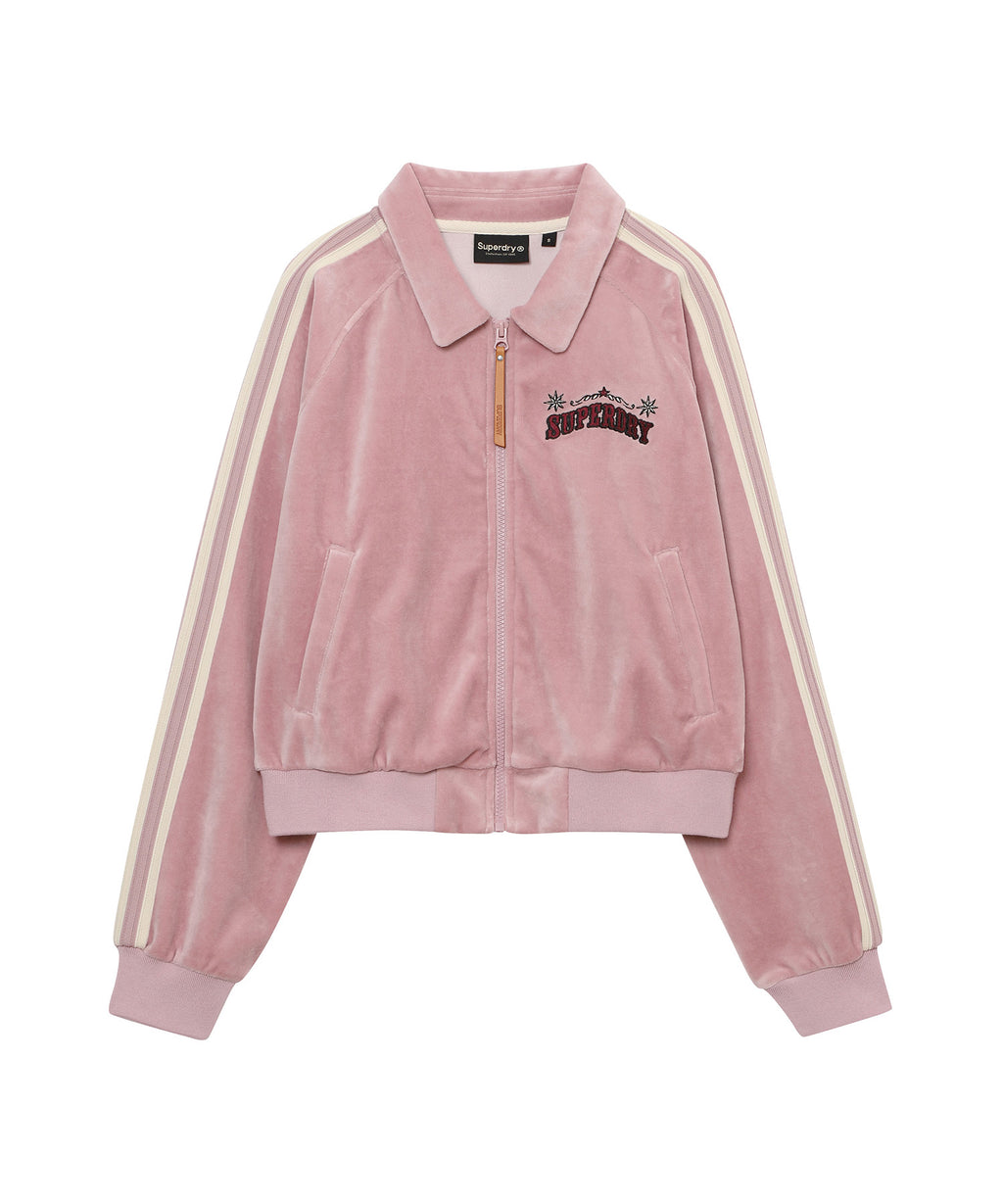 W Velour Track Jacket