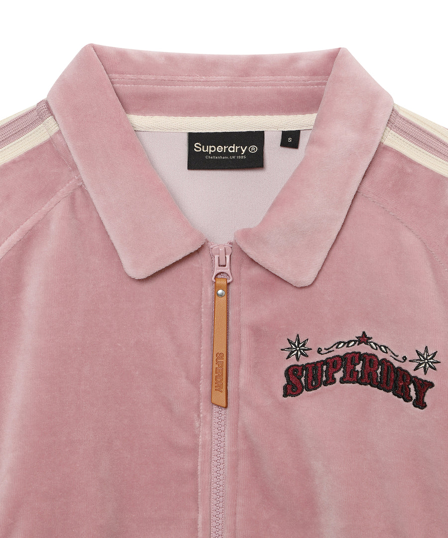 W Velour Track Jacket