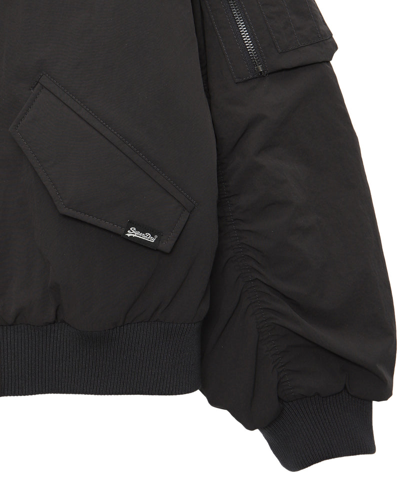W Nylon Bomber Jacket