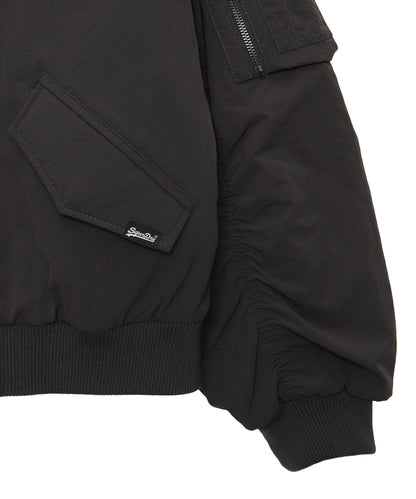 W Nylon Bomber Jacket