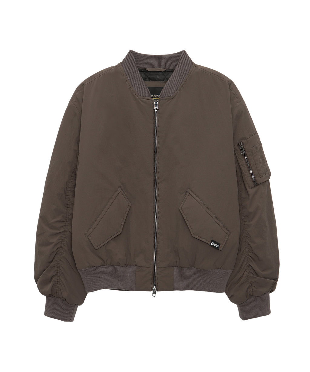 W Nylon Bomber Jacket