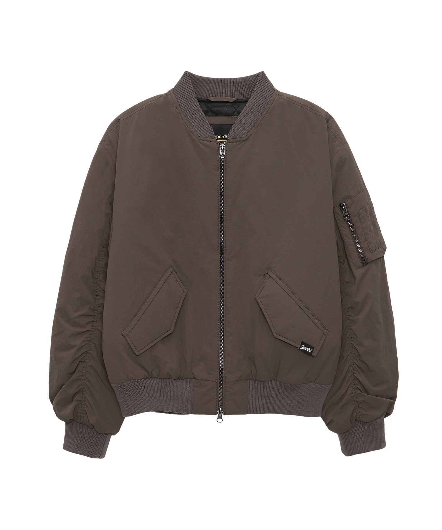W Nylon Bomber Jacket