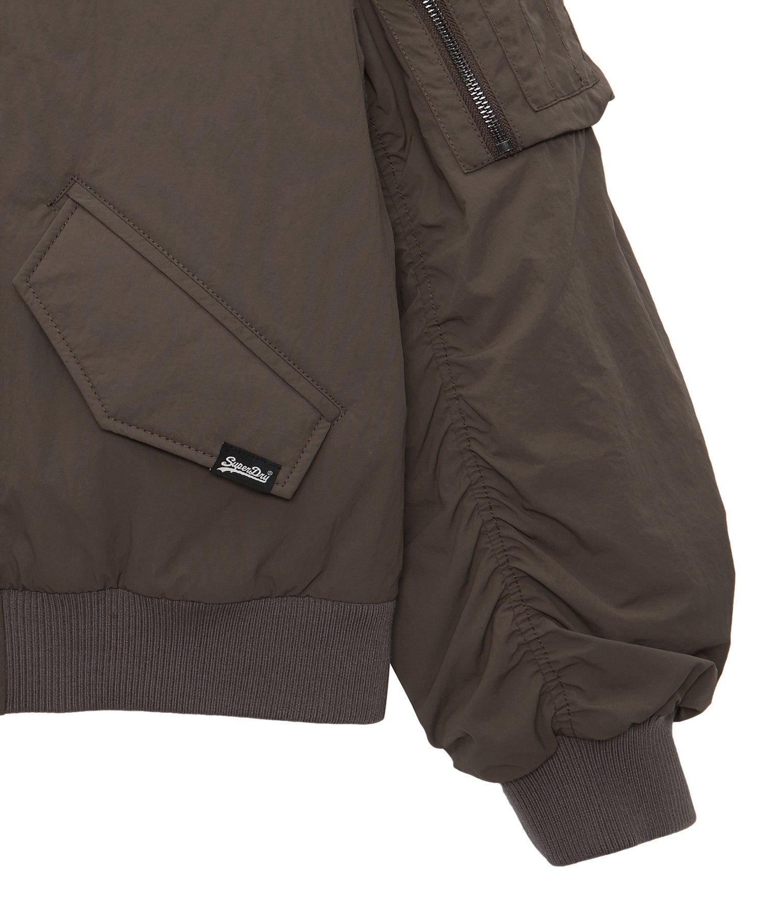 W Nylon Bomber Jacket