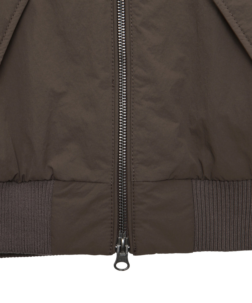 W Nylon Bomber Jacket