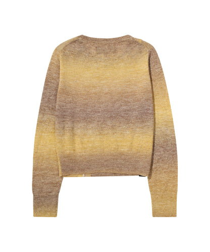 W Cross Button Knit Cardigan