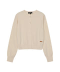 W Roundneck Kint Cardigan