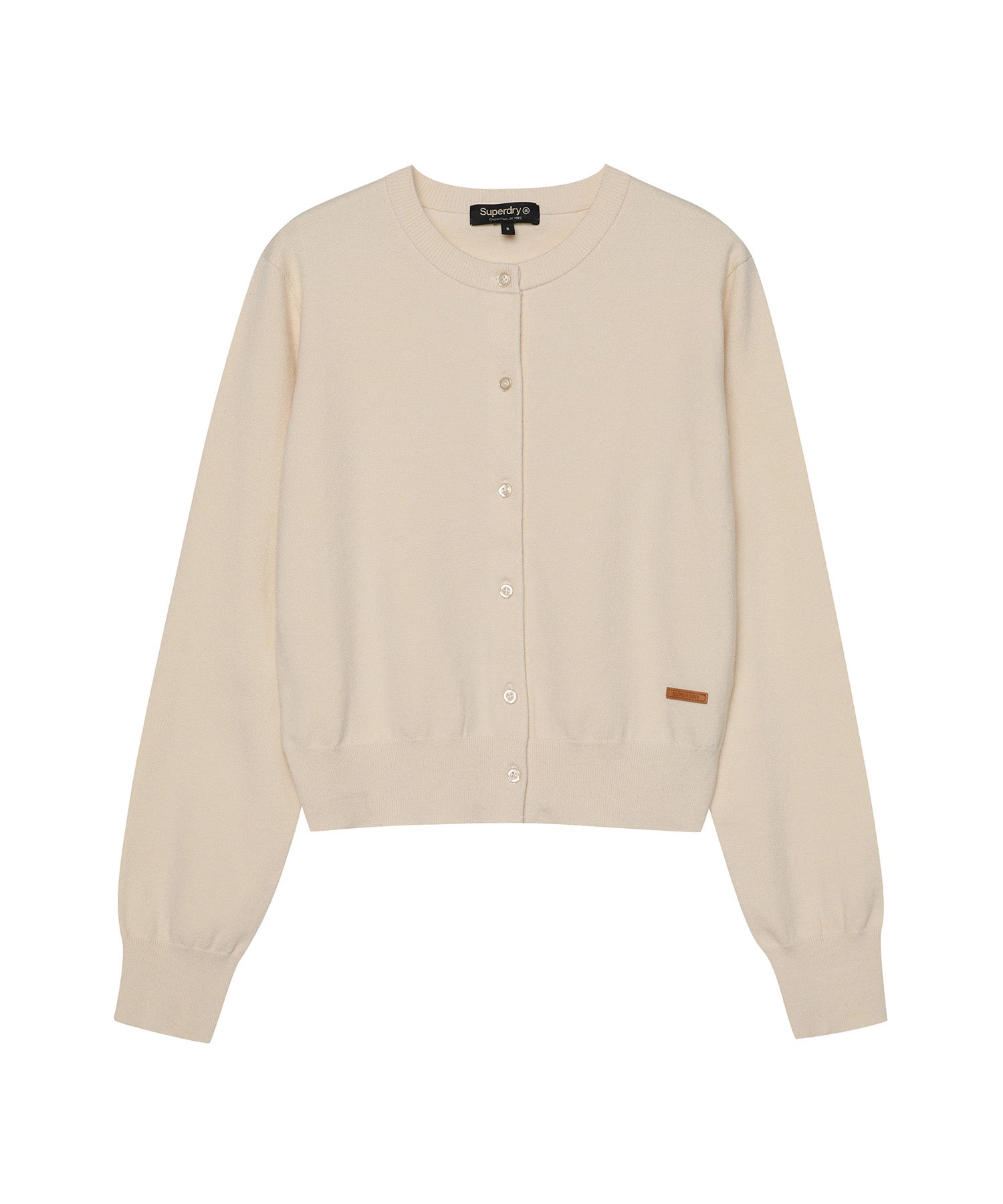 W Roundneck Kint Cardigan