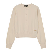 W Roundneck Kint Cardigan