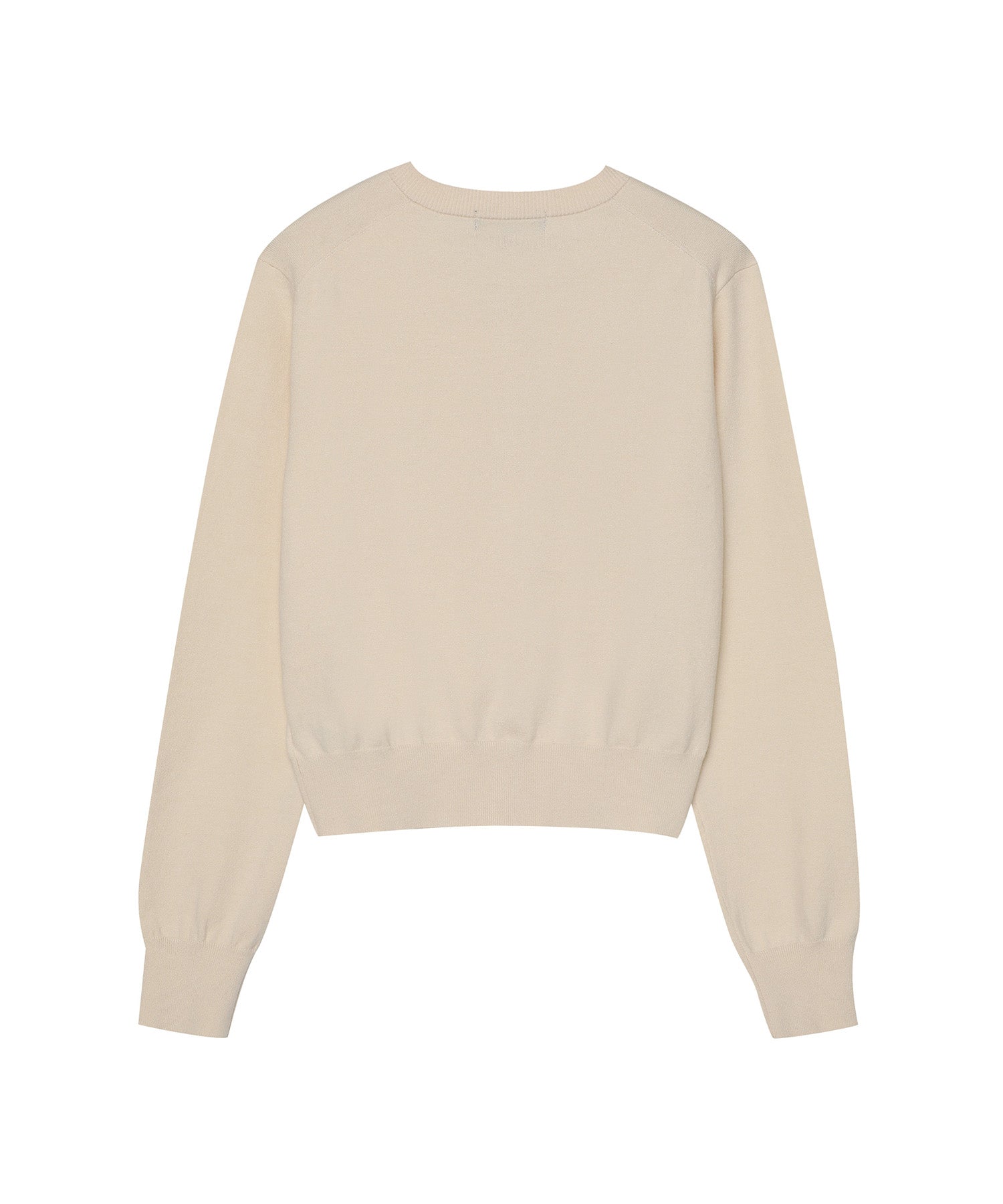 W Roundneck Kint Cardigan