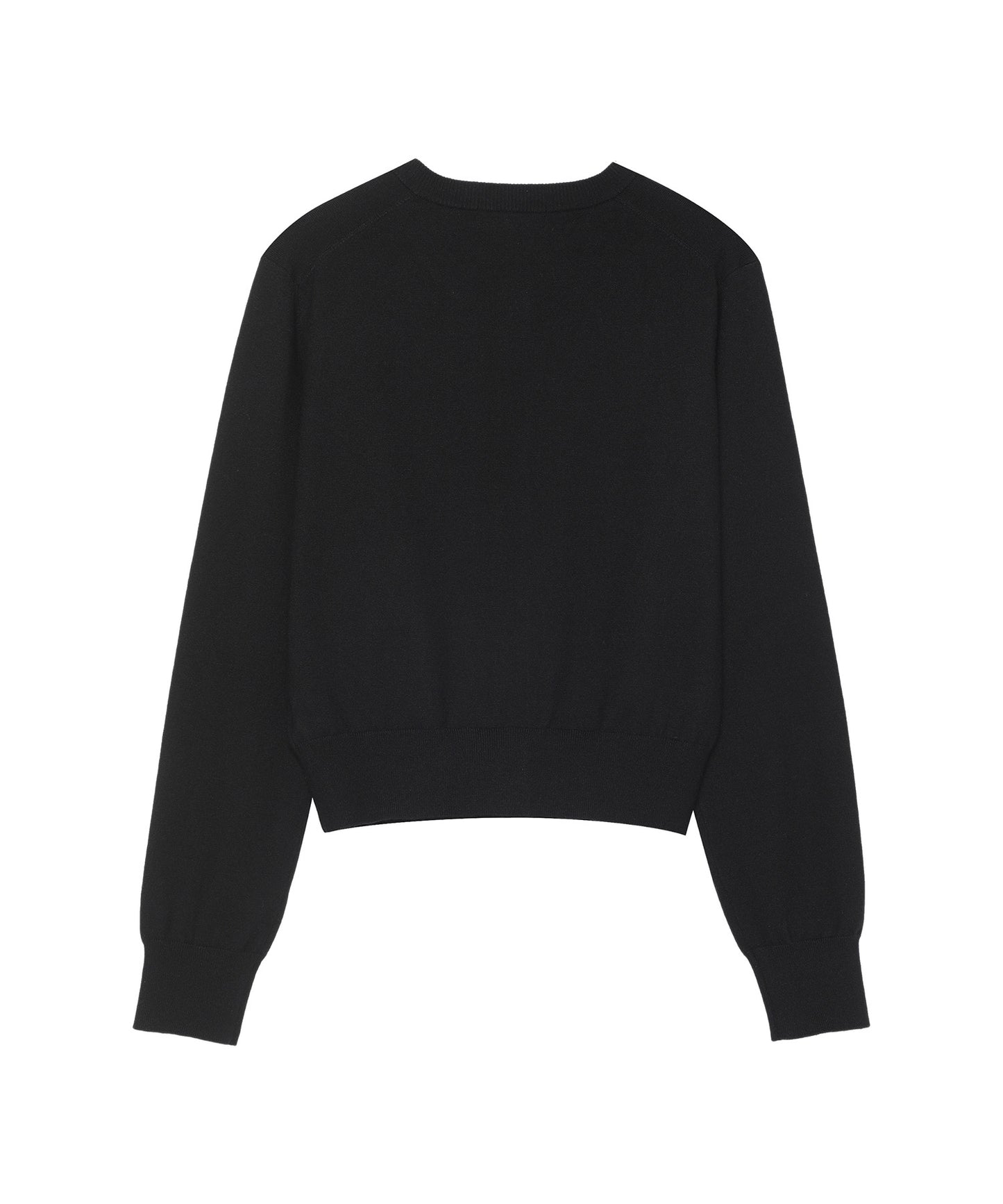 W Roundneck Kint Cardigan