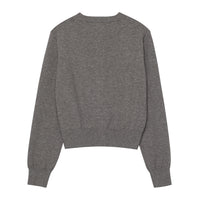 W Roundneck Kint Cardigan