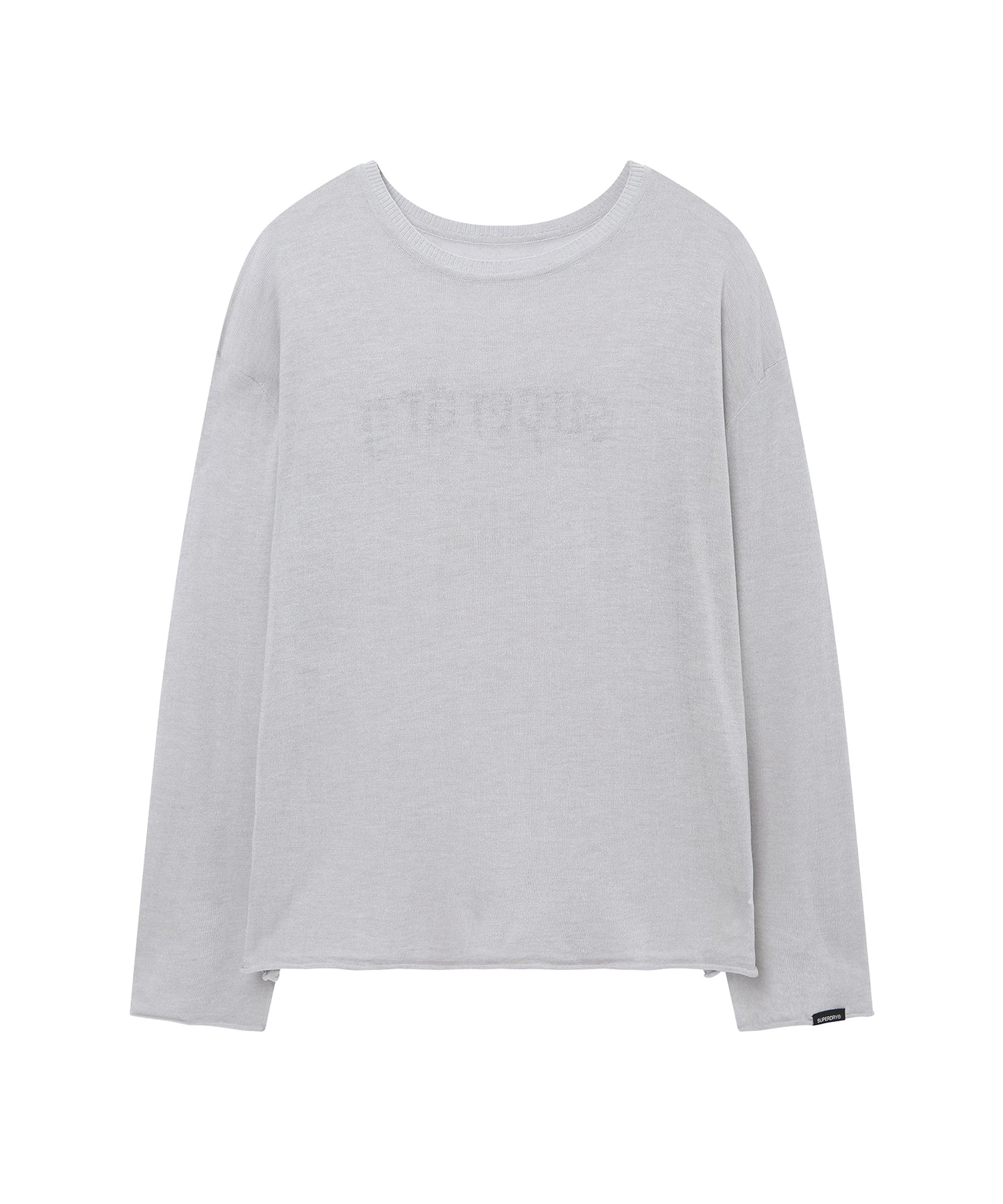 W Linen Knit Long Sleeve