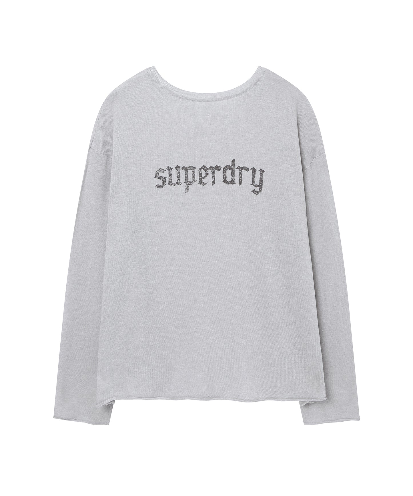 W Linen Knit Long Sleeve
