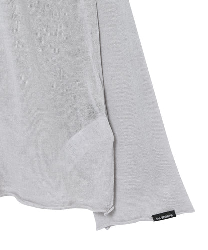 W Linen Knit Long Sleeve