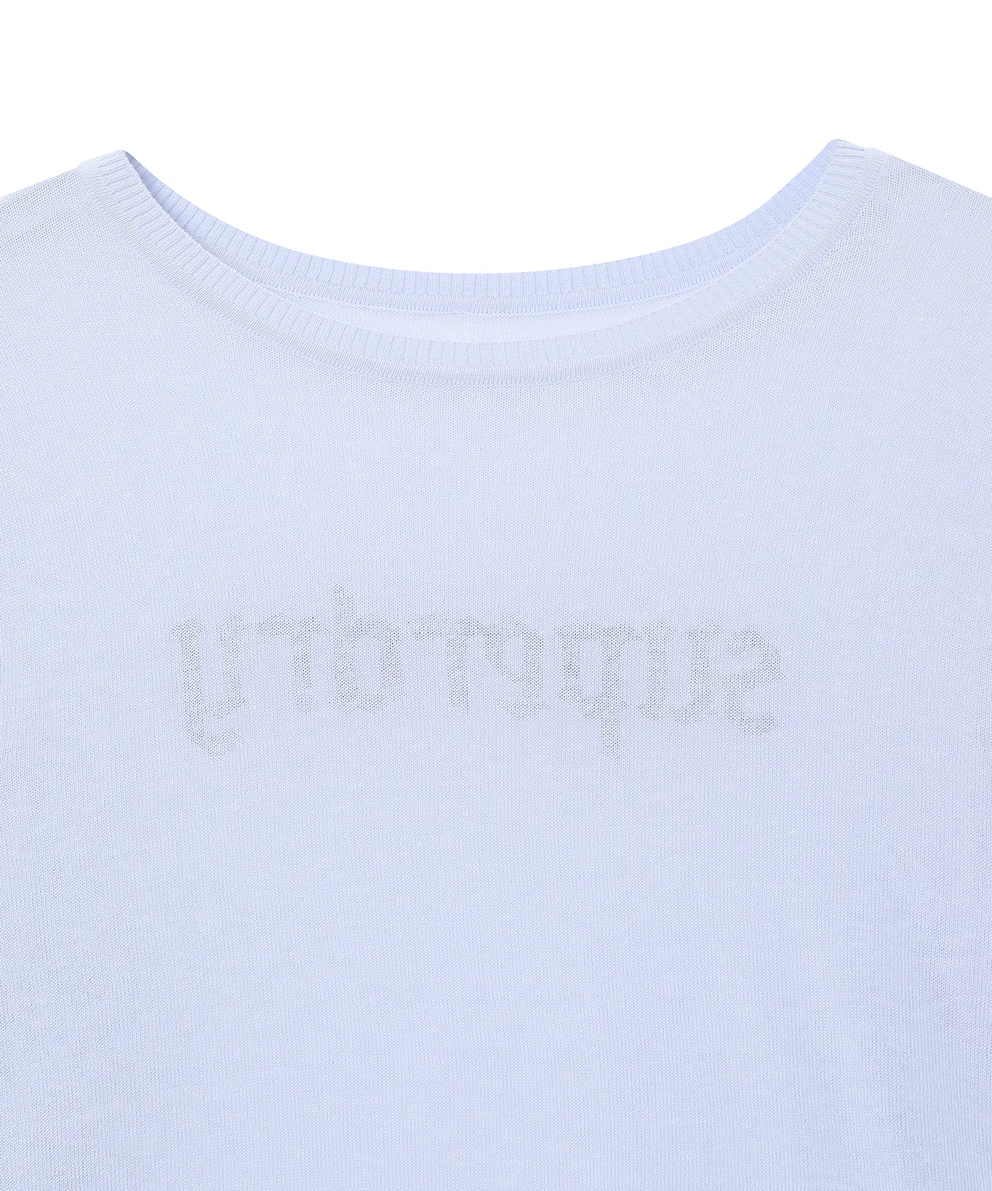 W Linen Knit Long Sleeve