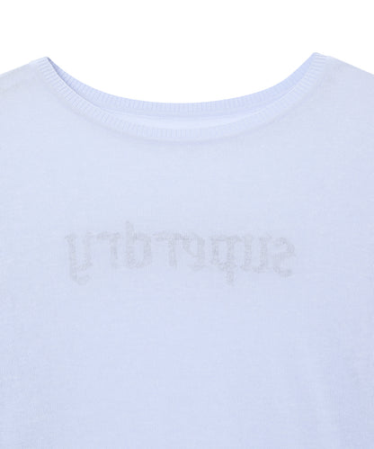 W Linen Knit Long Sleeve