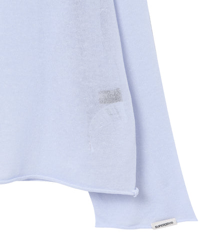 W Linen Knit Long Sleeve