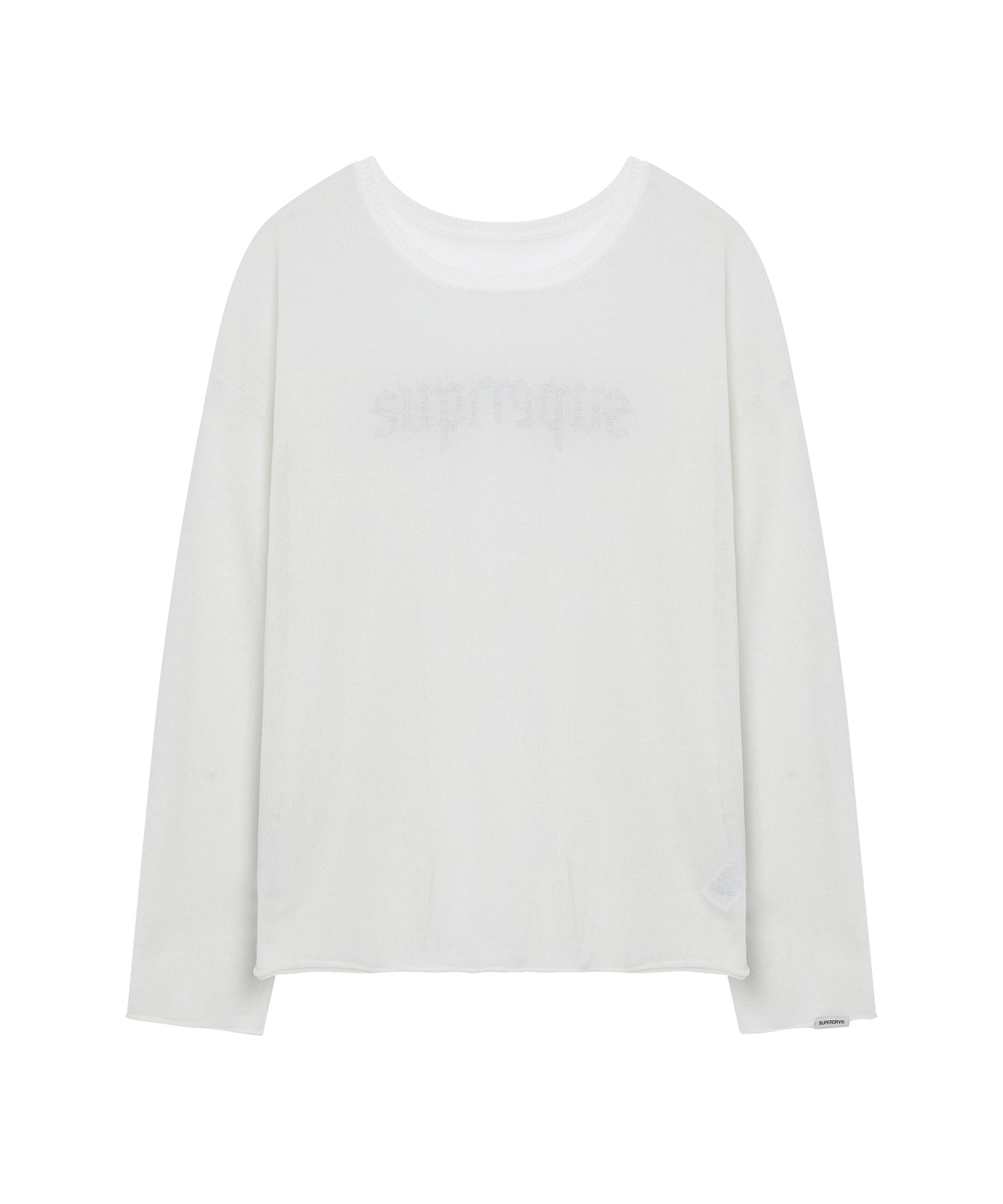 W Linen Knit Long Sleeve