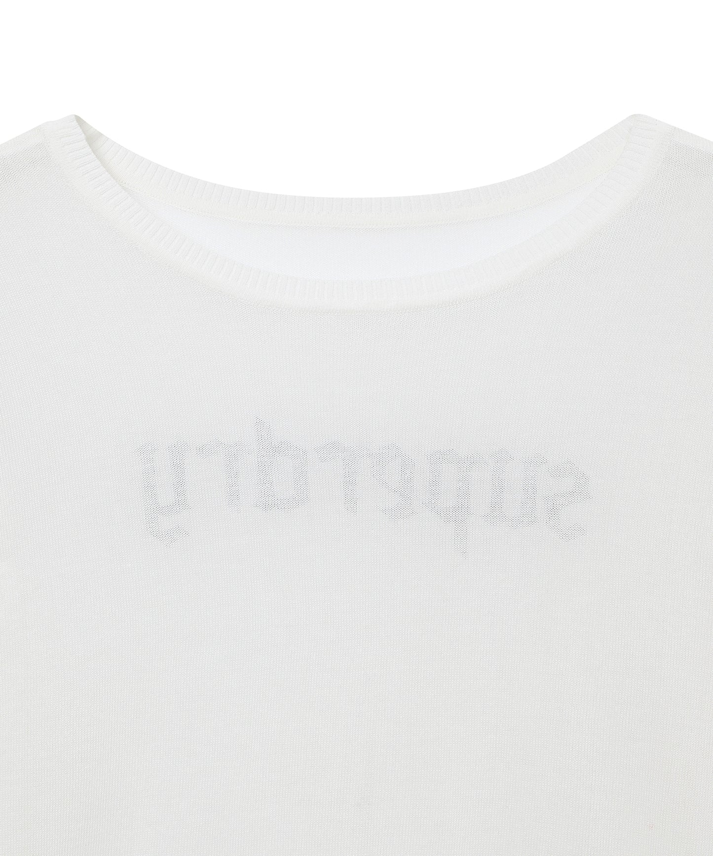 W Linen Knit Long Sleeve
