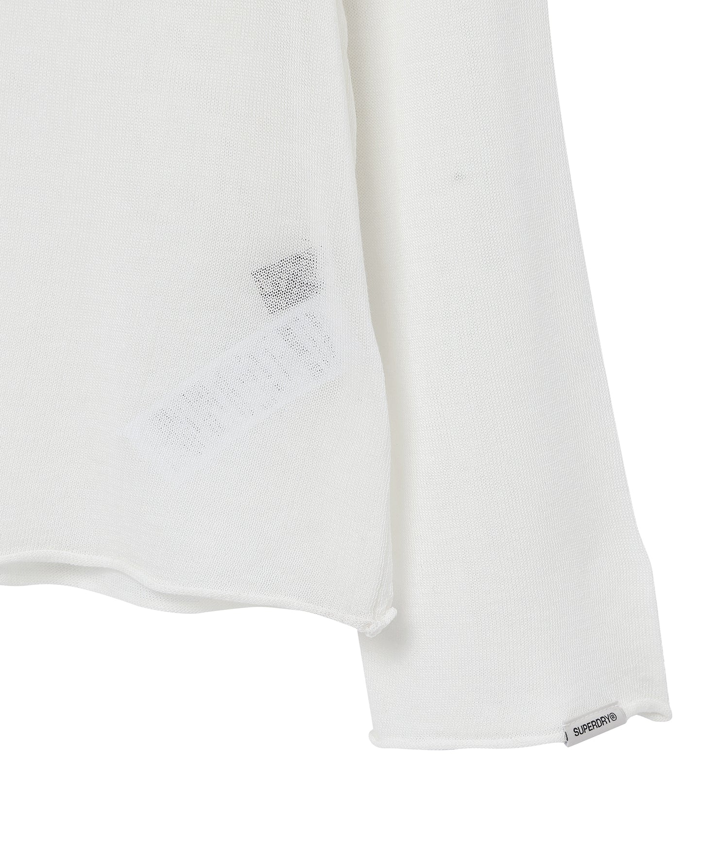 W Linen Knit Long Sleeve