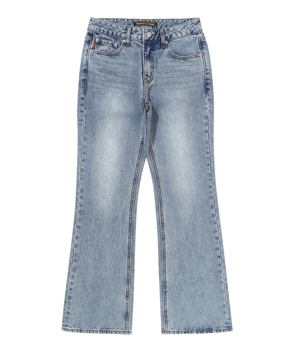 W Lowrise Boots-Cut Denim Pants