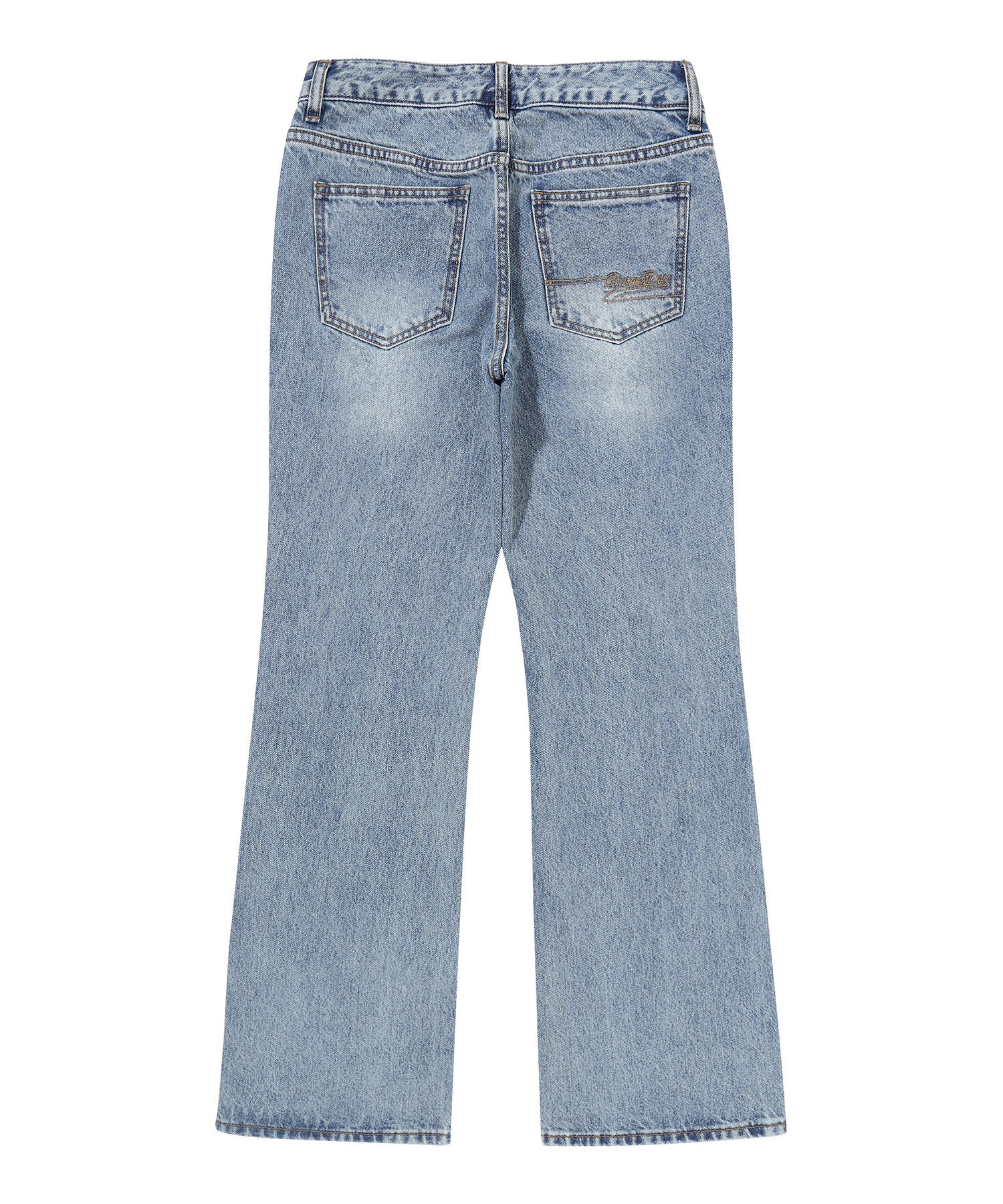 W Lowrise Boots-Cut Denim Pants