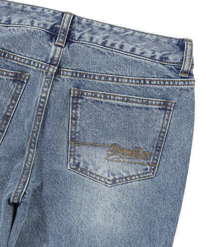 W Lowrise Boots-Cut Denim Pants